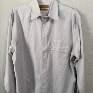 Roundtree & Yorke Light Gray Dress Shirt
